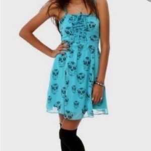 NWOT Tripp Royal Bones Vintage Sugar Skull Dress Large and Small Hot Topic